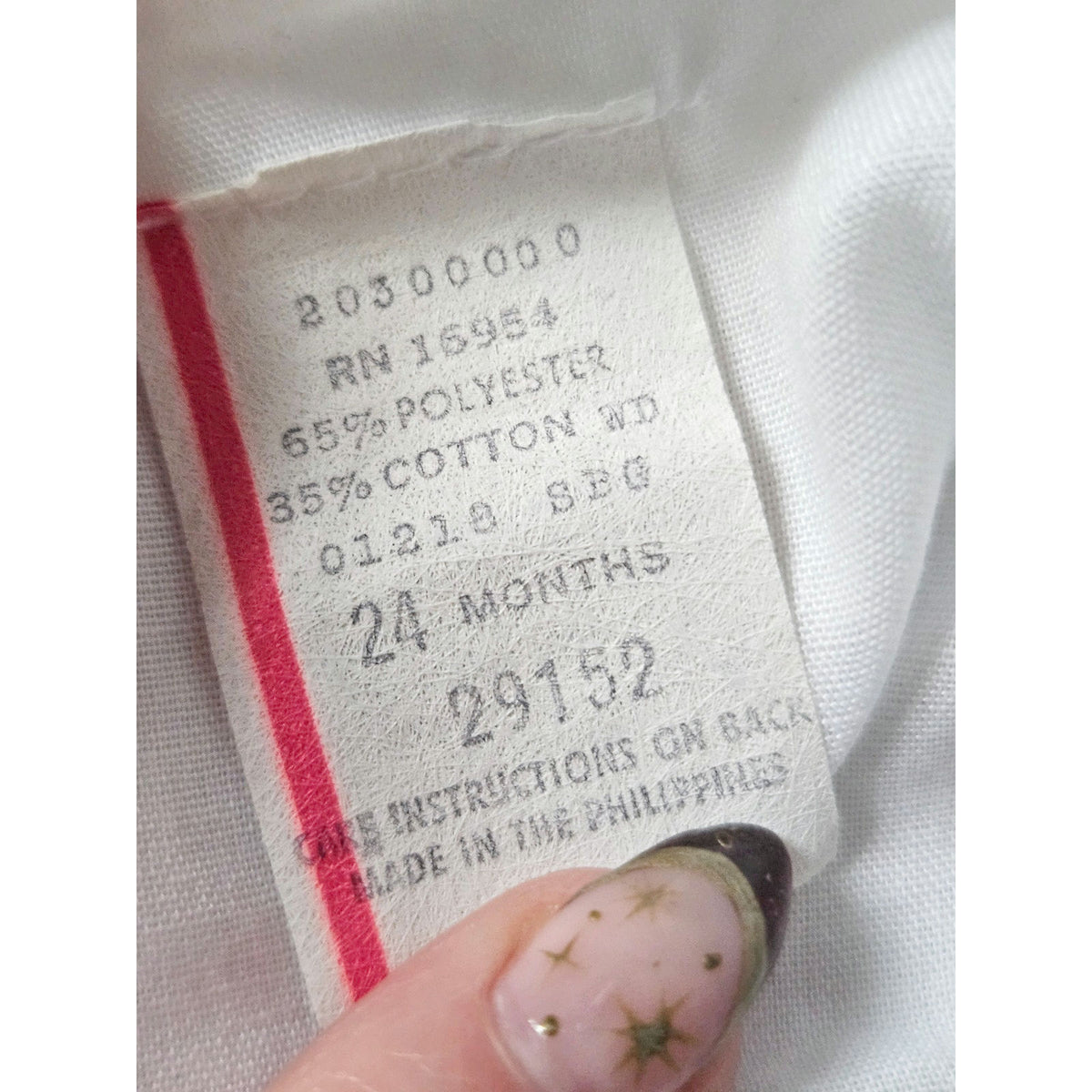 1980s Baby Togs Blue Goose Pinafore Dress | Girls 24M