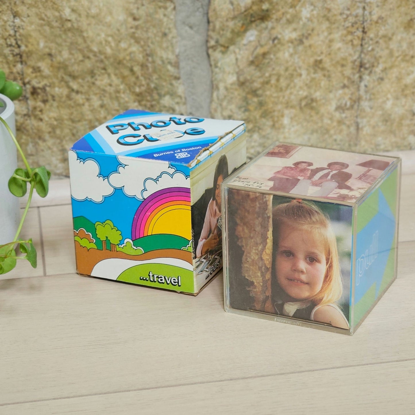 1970s Photo Cube