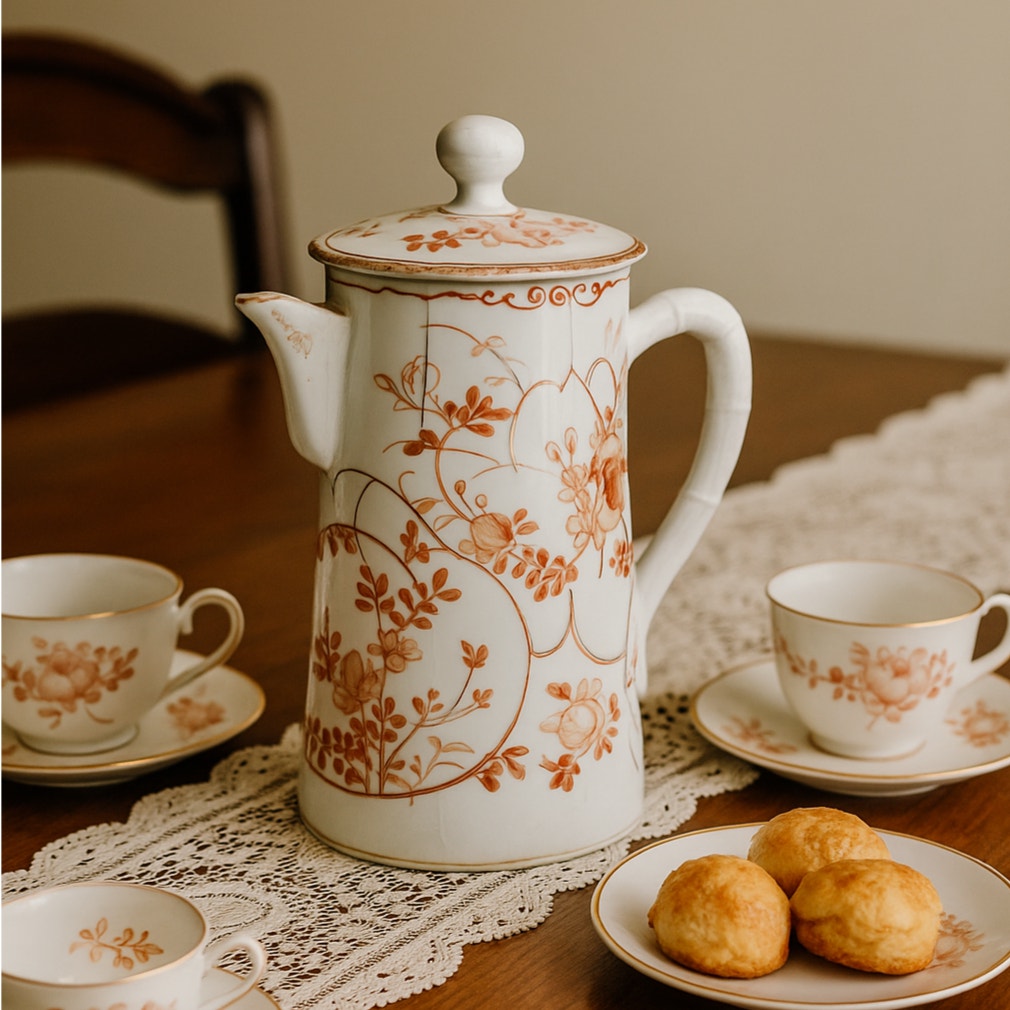 Antique Japanese Chocolate Pot