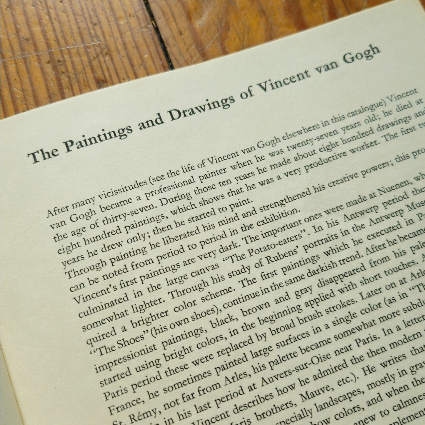 Vintage 1960s Vincent van Gogh Exhibit Book | Baltimore Cleveland Buffalo Boston