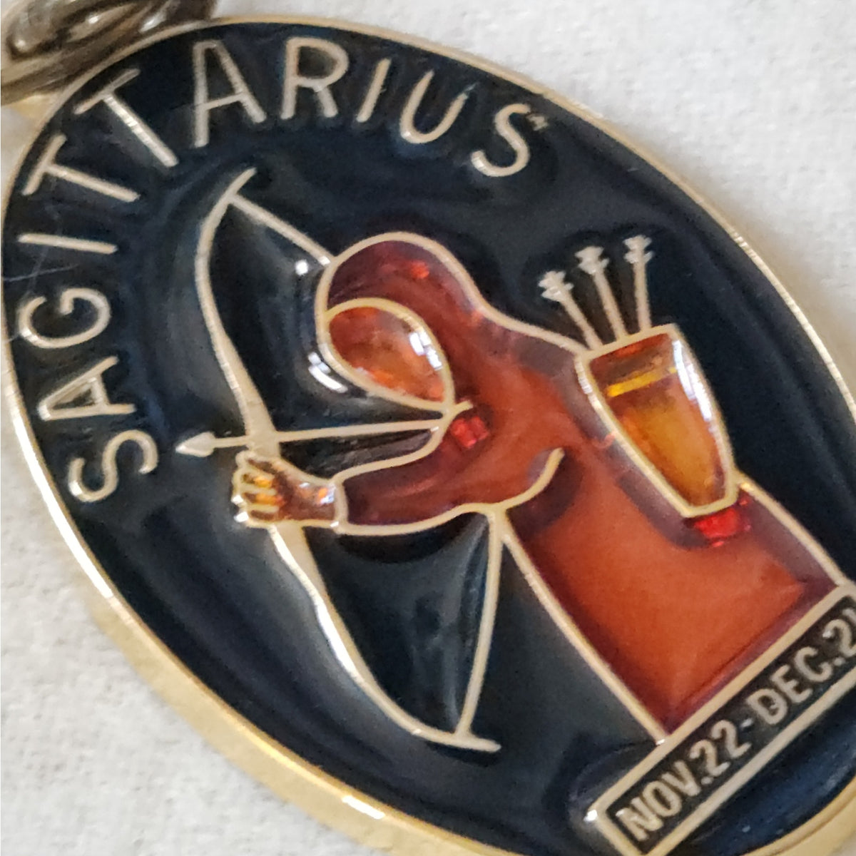 1970s Key Carriers Sagittarius Key Ring