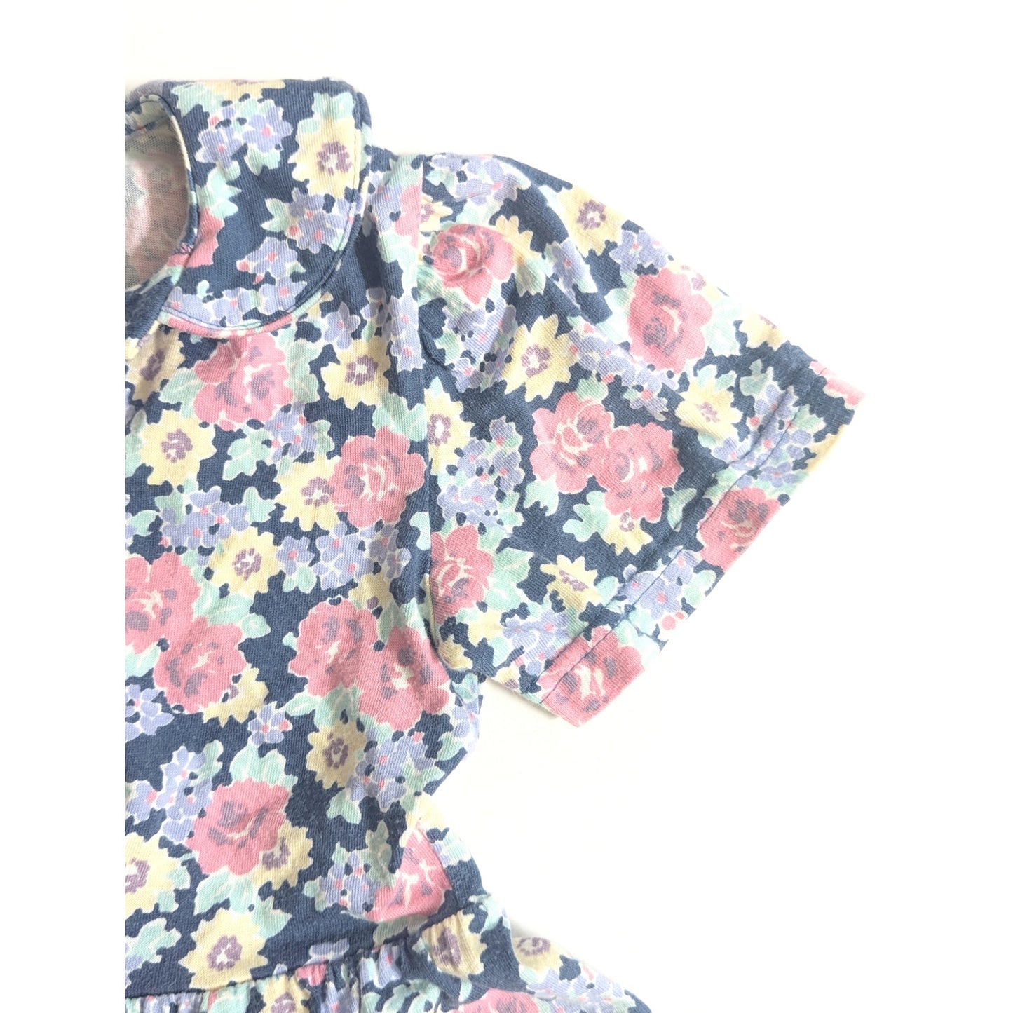 Vintage Laura Ashley Mother & Child Girls Floral Dress | 5-6 Y | 100% Cotton