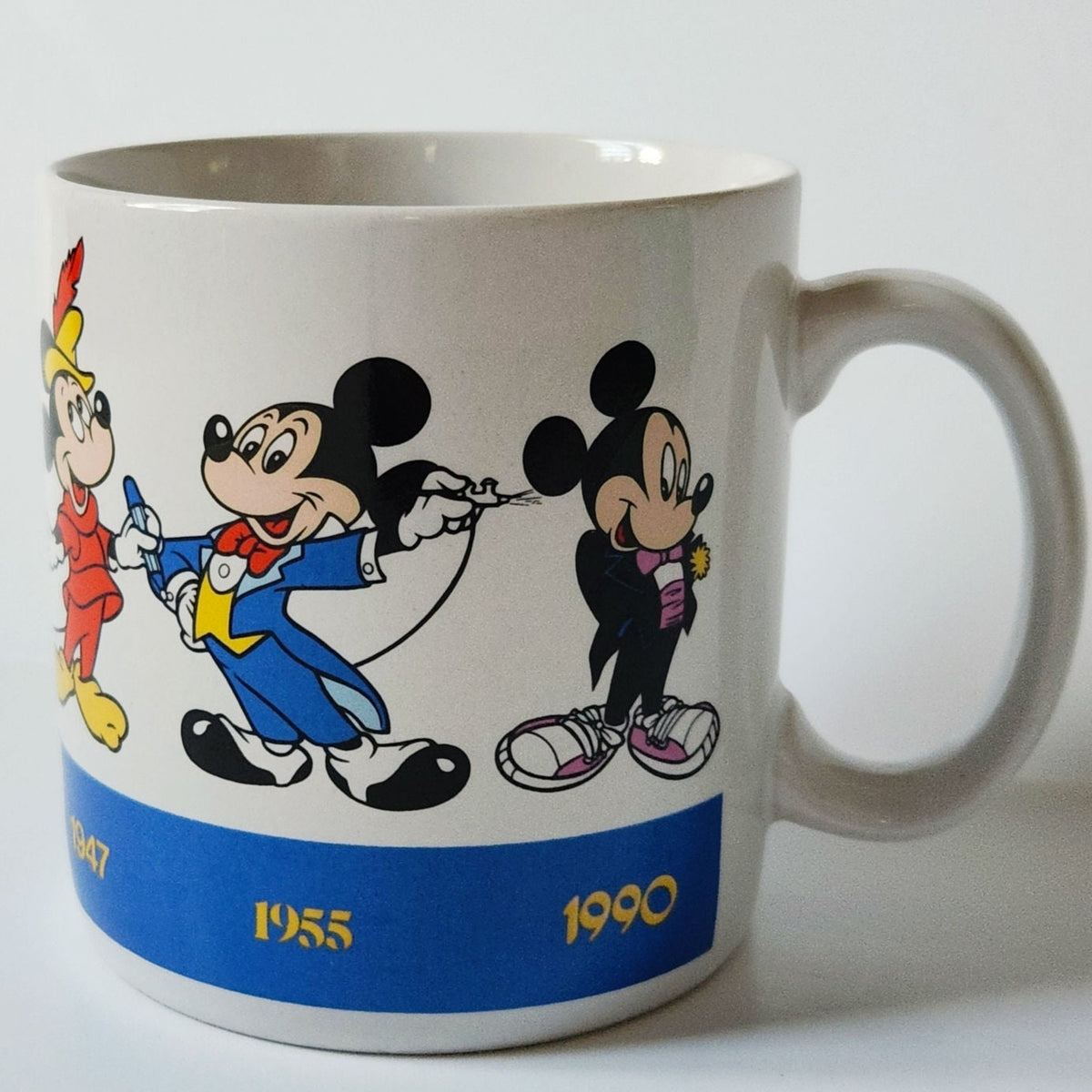 1980s Mickey Through the Years Mug