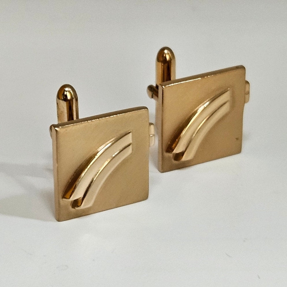 MCM Swank Gold Tone Cufflinks