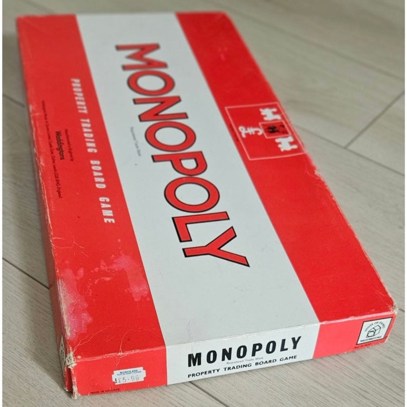 1972 British Monopoly Board Game