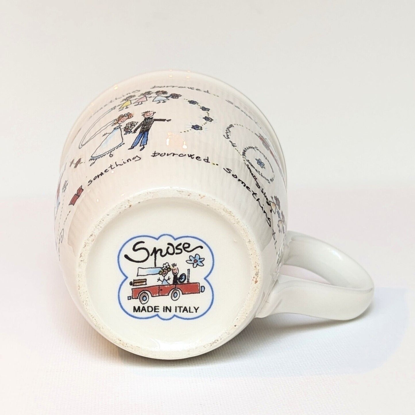 Spose Wedding Mug Made in Italy Bride & Groom Cup | Vintage Italian