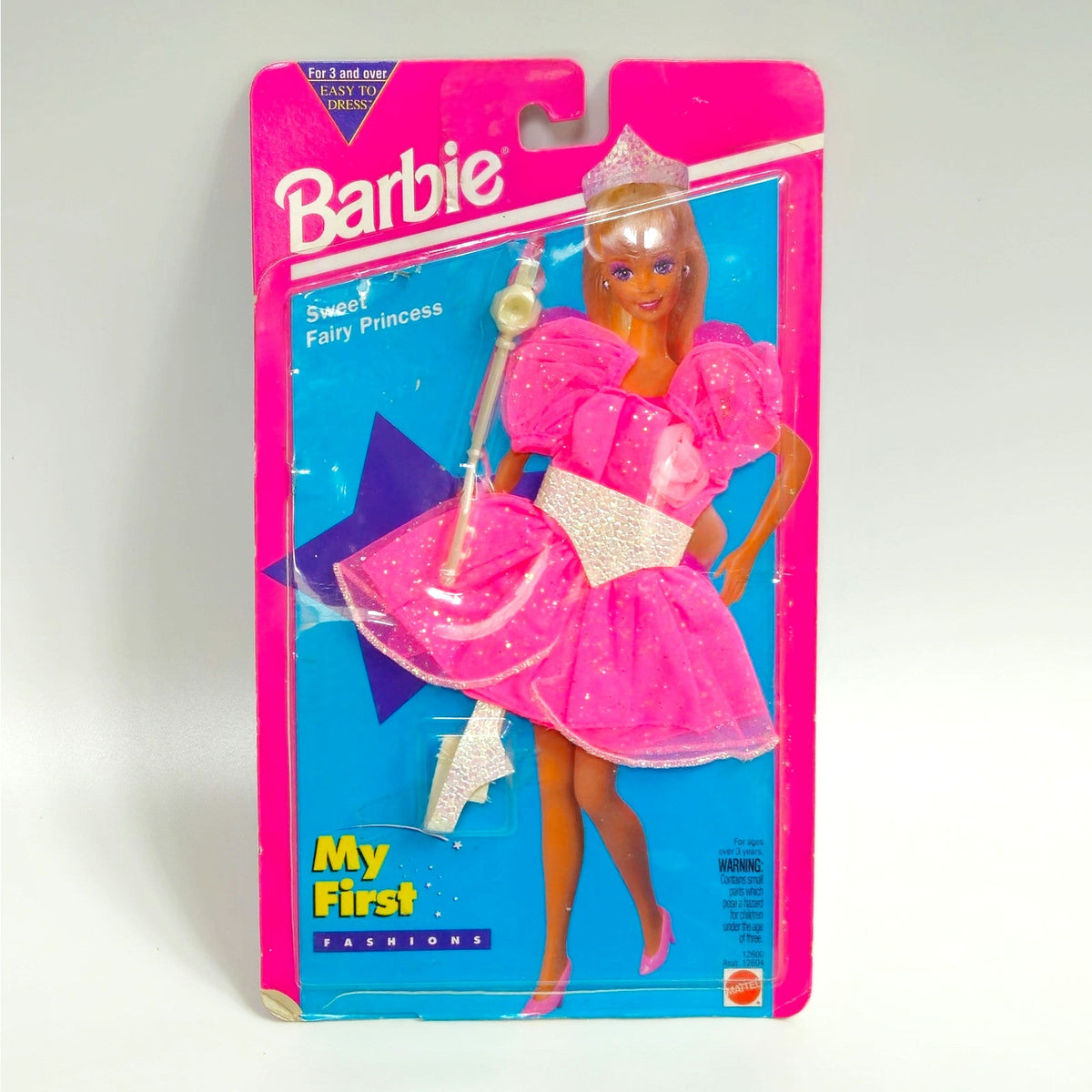 1994 Barbie Sweet Fairy Princess Pink Dress