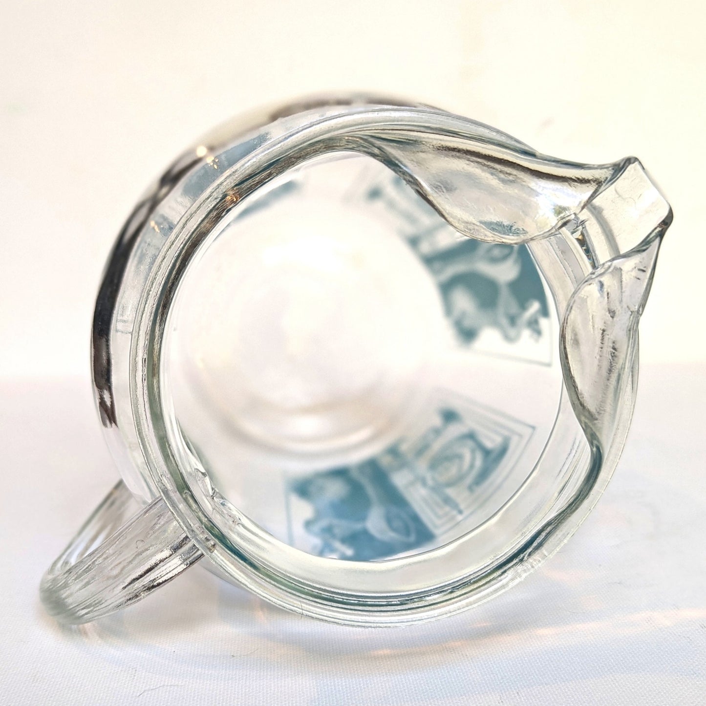 MCM Glass Musical Pitcher