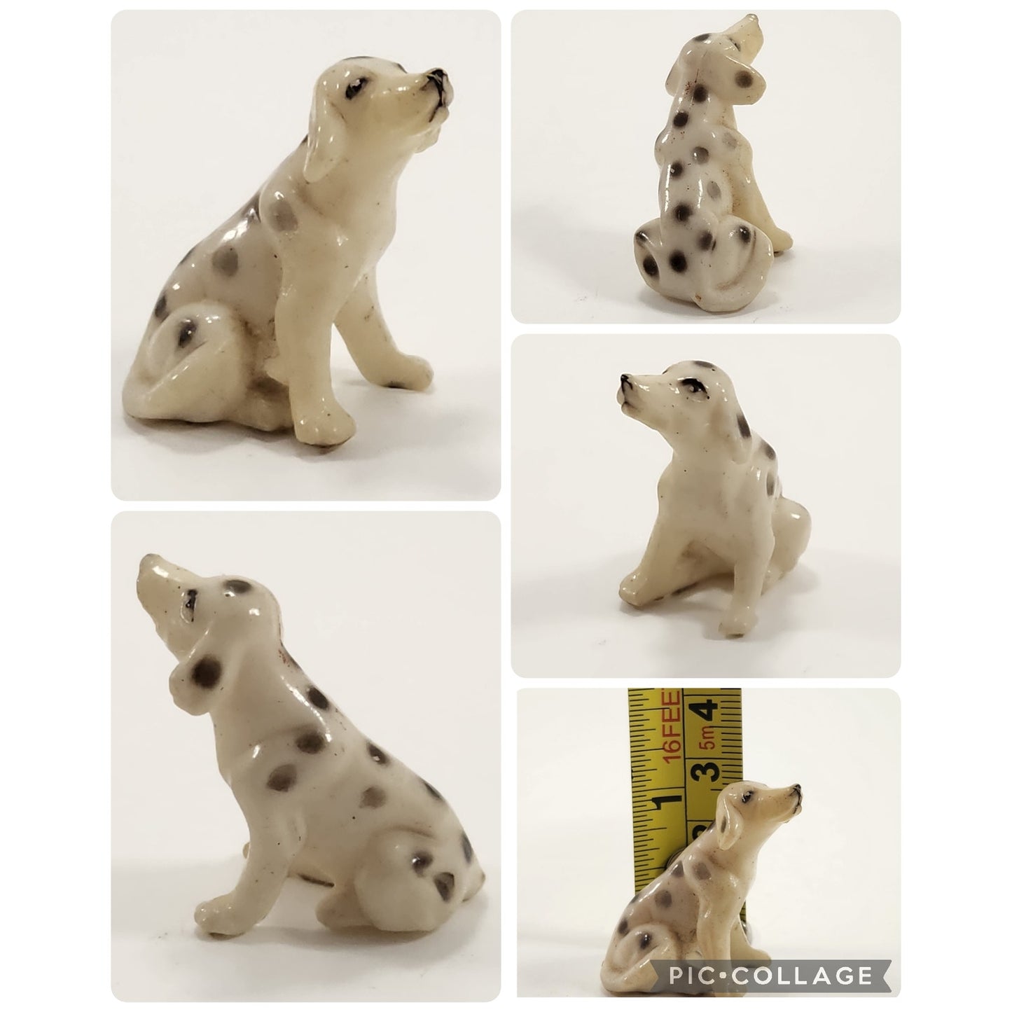 Vintage Ceramic Dog Figurines – Mid-Century Poodle, Spaniel & Dalmatian Collection