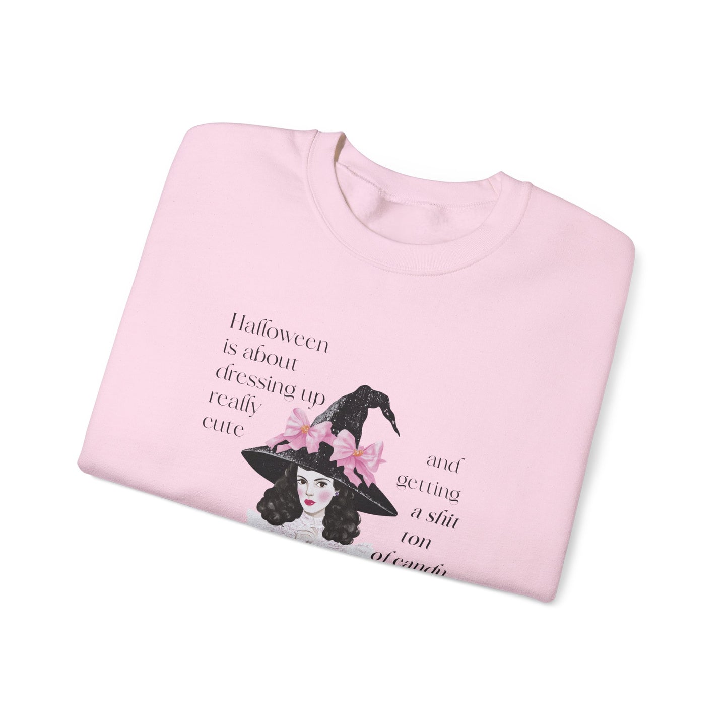 Elizabeth Krebs Halloween Witch Graphic Crewneck