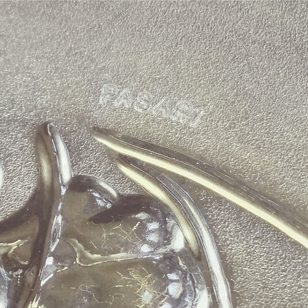 Vintage Pasari 9" Pressed Glass Plate | 1970s Shrimp Lobster Crawfish | Mulitple