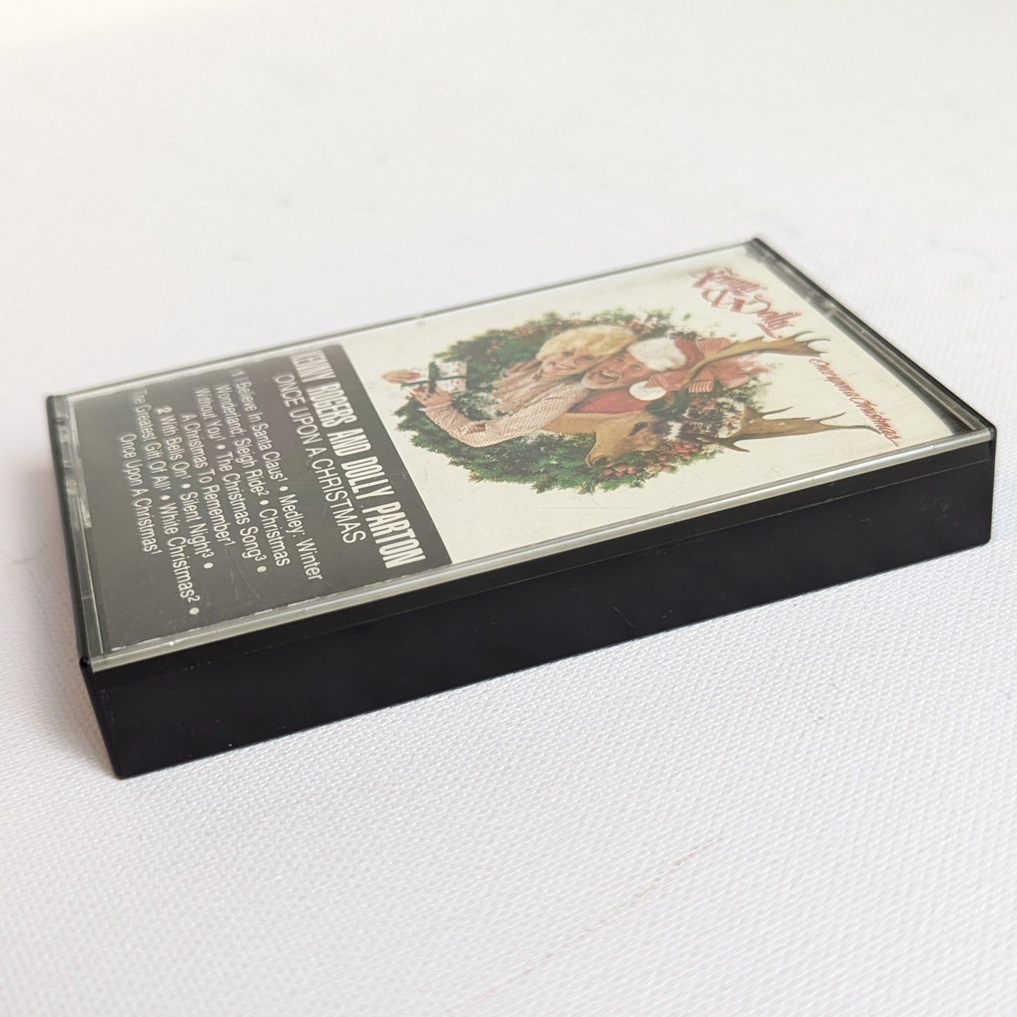 🎄 Vintage 1984 Kenny Rogers & Dolly Parton Cassette – Once Upon A Christmas 🎶