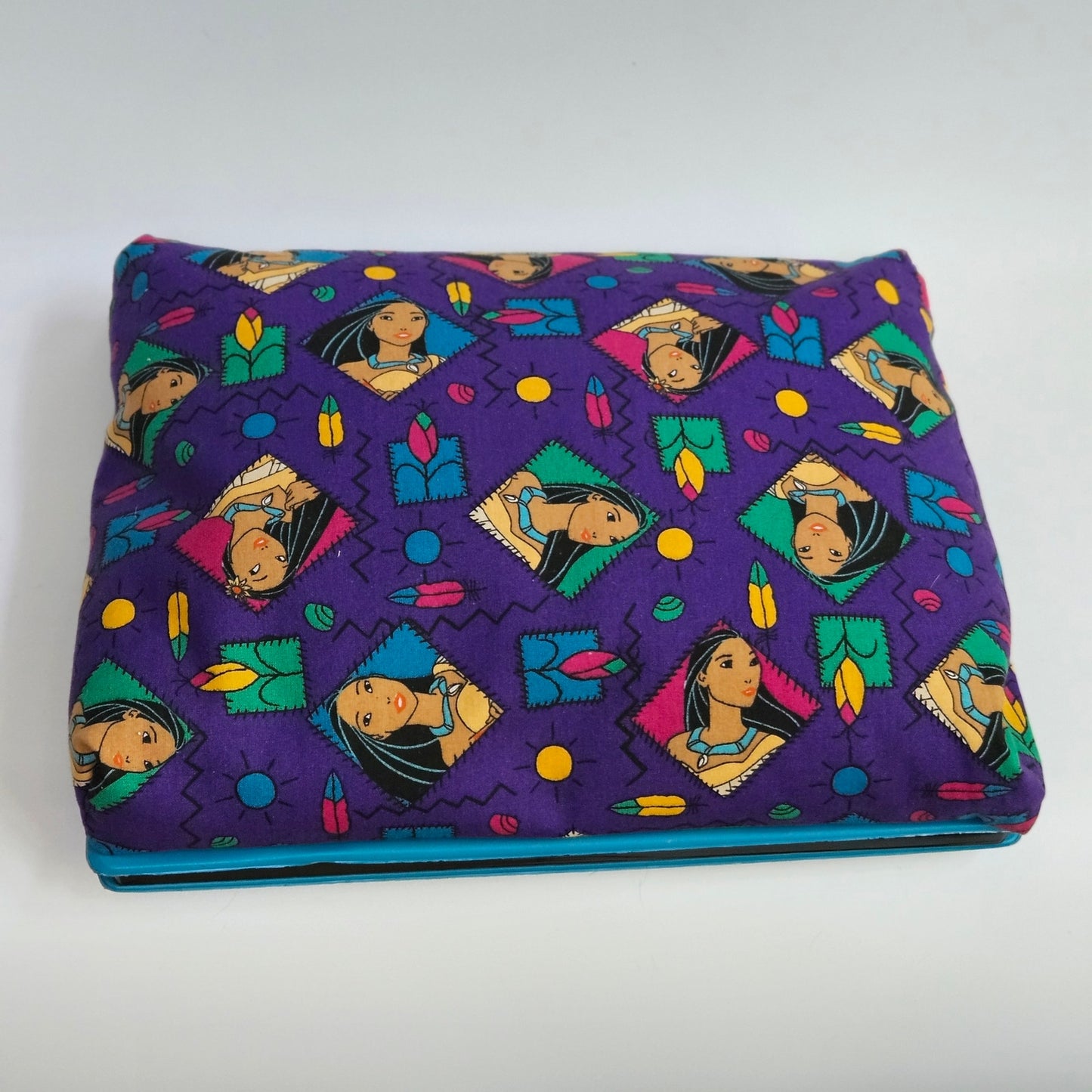 Vintage 1995 Disney Pocahontas Pillowed Lap Desk Rose Art 90s Kids Writing Desk