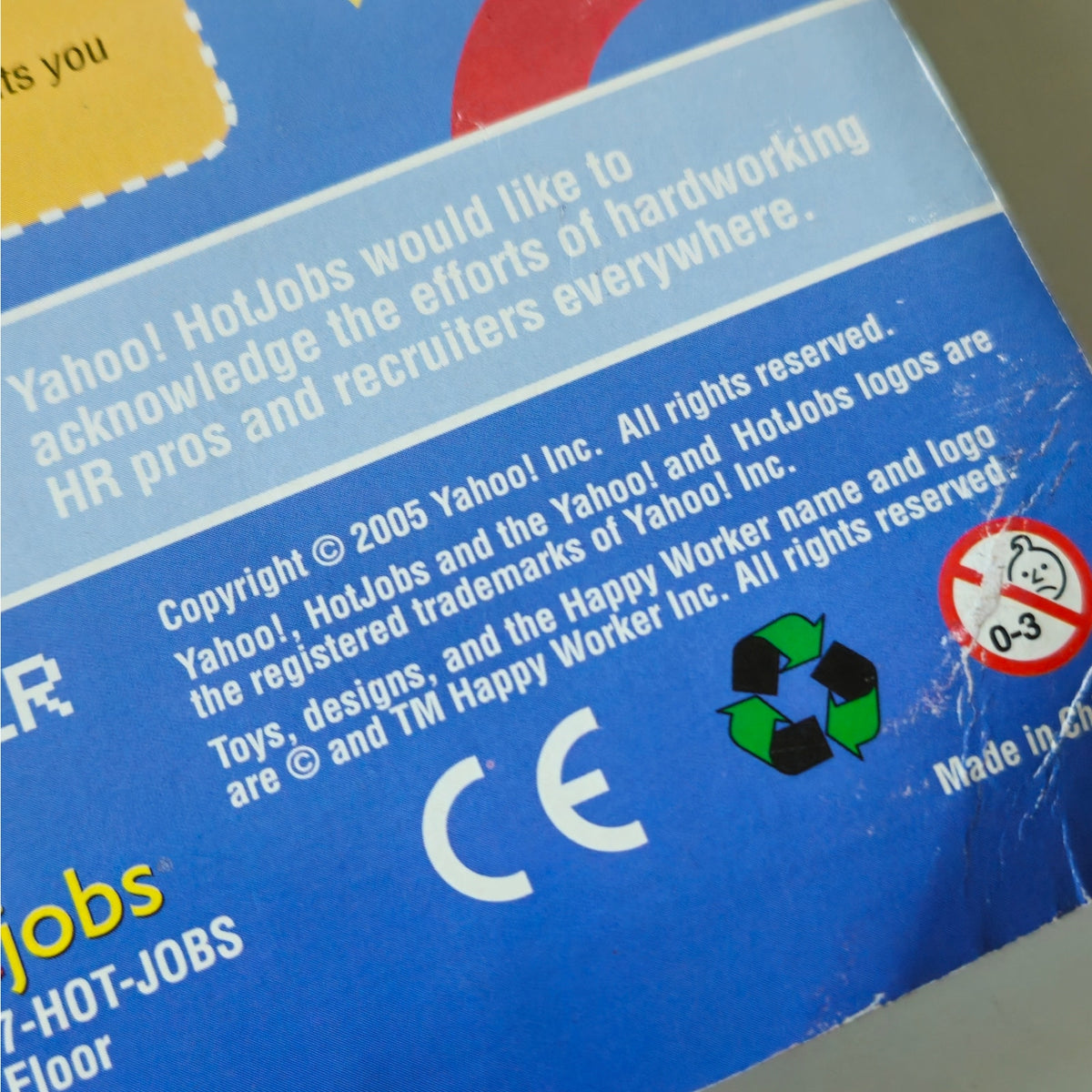 NIB Vintage Yahoo! HotJobs Super Recruiter Action Figure | Y2K 2005 HR Promo