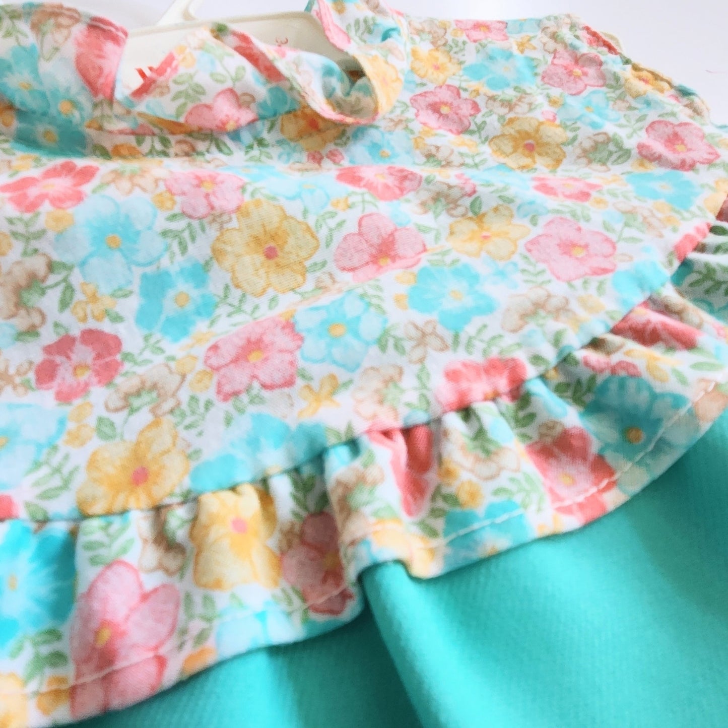 Mid-Century Terri Girl Teal Dress + Overcoat | Girls 2T