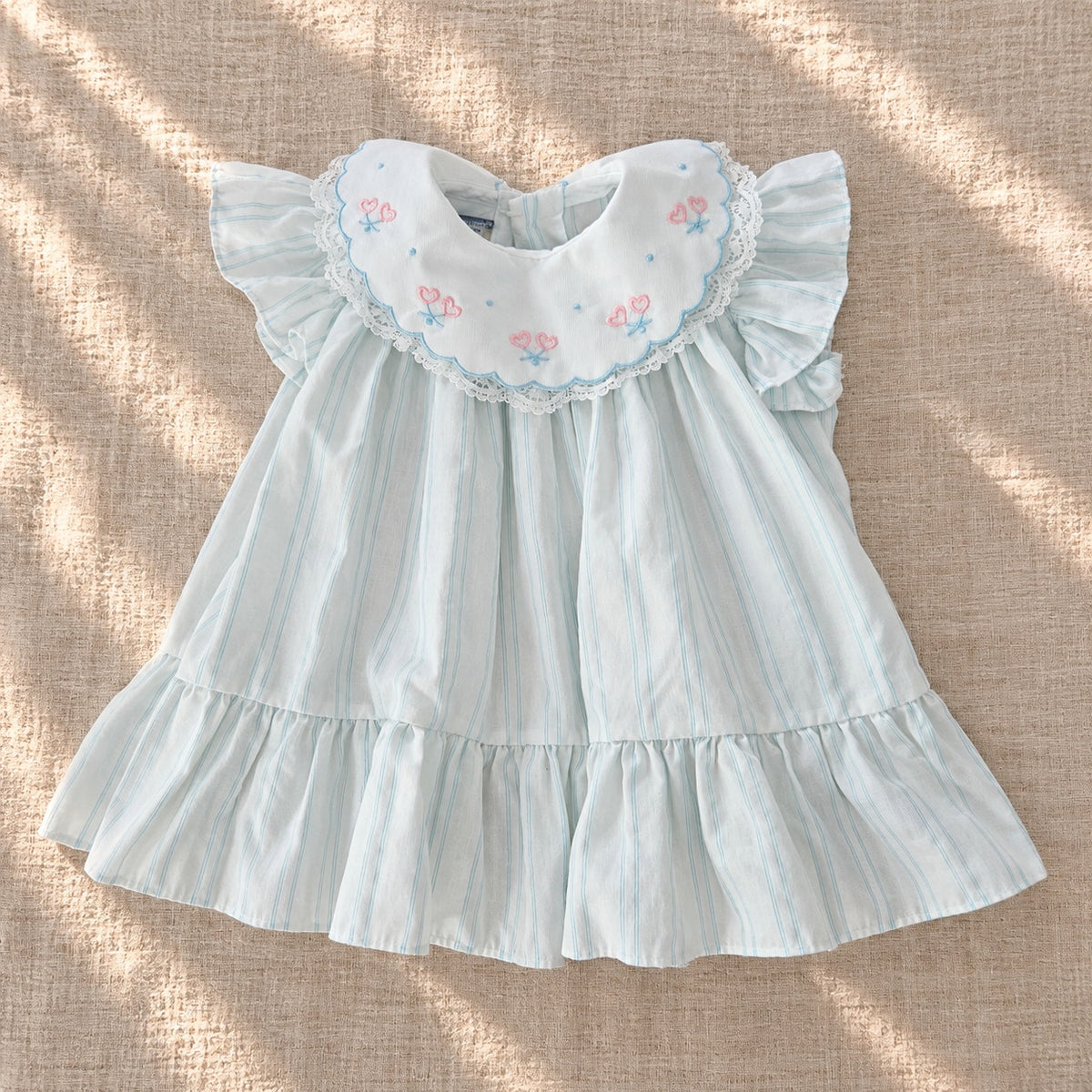 1980s Polly Flinders Baby Dress | 18M