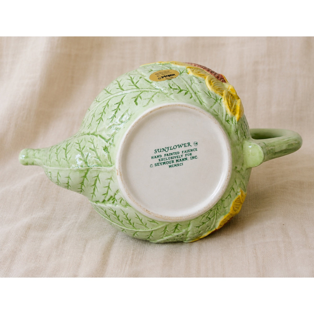1990s Seymour Mann Sunflower Teapot