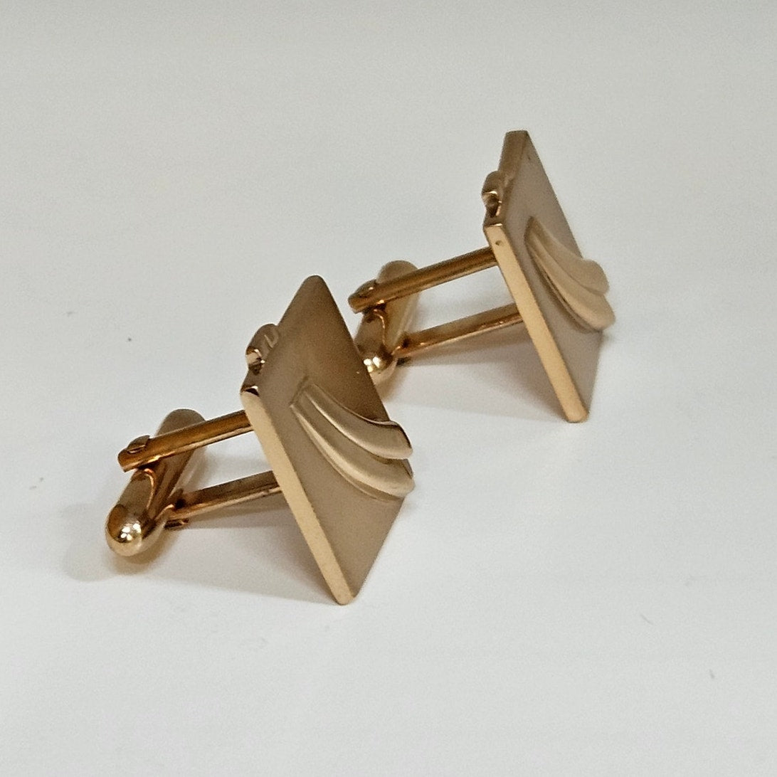 MCM Swank Gold Tone Cufflinks