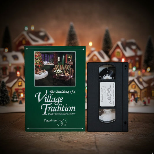 Vintage 1994 Dept 56 "The Building of a Village Tradition" VHS & Booklet