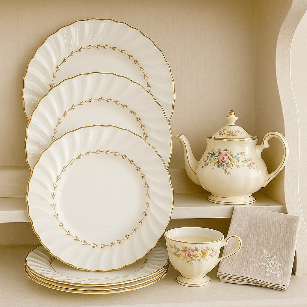 Adrian Salad Plate – 1960s Bone China