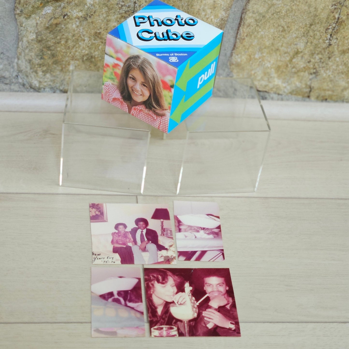 1970s Photo Cube