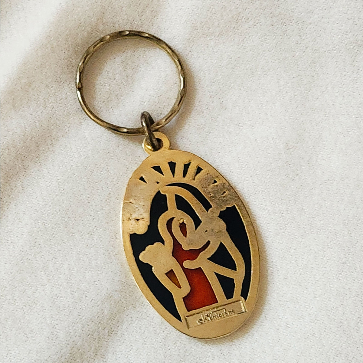 1970s Key Carriers Sagittarius Key Ring