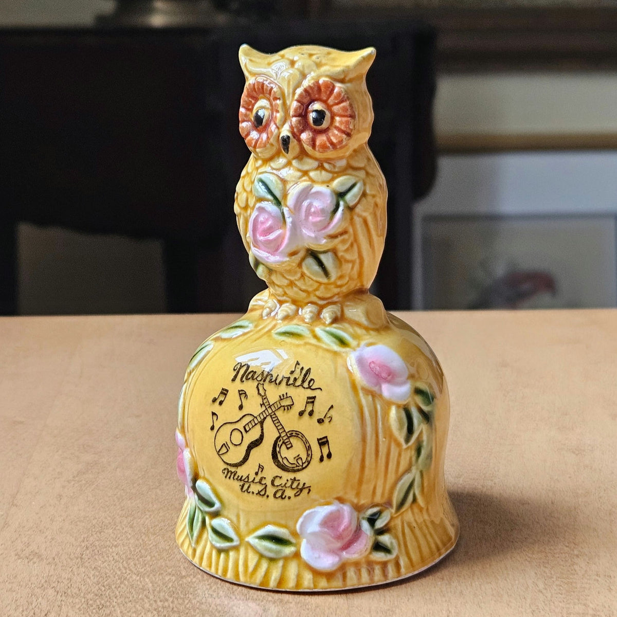 1960s Nashville Music City USA Yellow Owl Bell