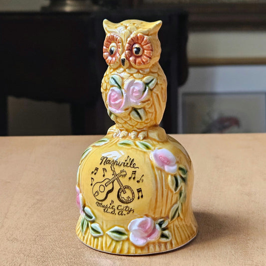 1960s Nashville Music City USA Yellow Owl Bell