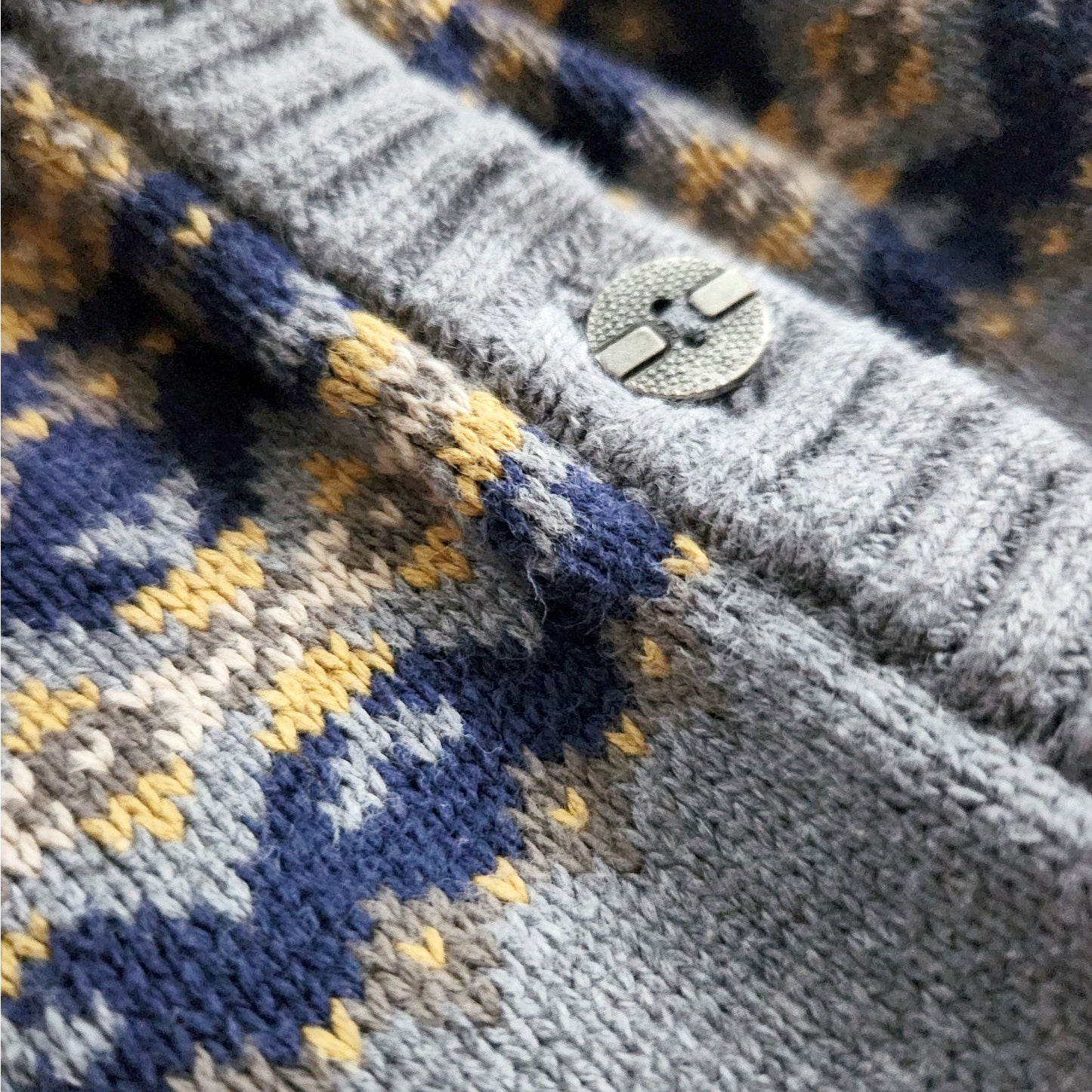 Fair Isle Shawl Collar Cardigan – 2T – 100% Cotton