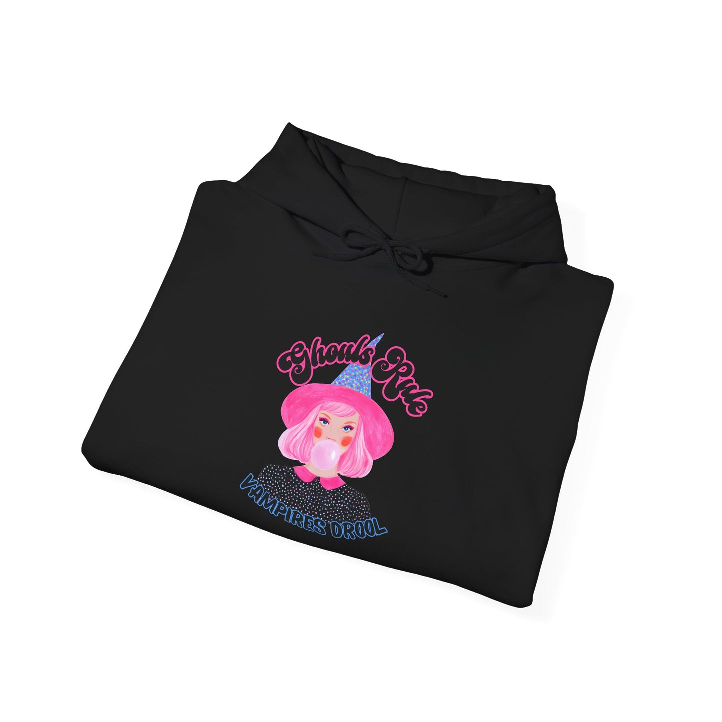 Ghouls Rule Halloween Graphic Hooded Sweatshirt