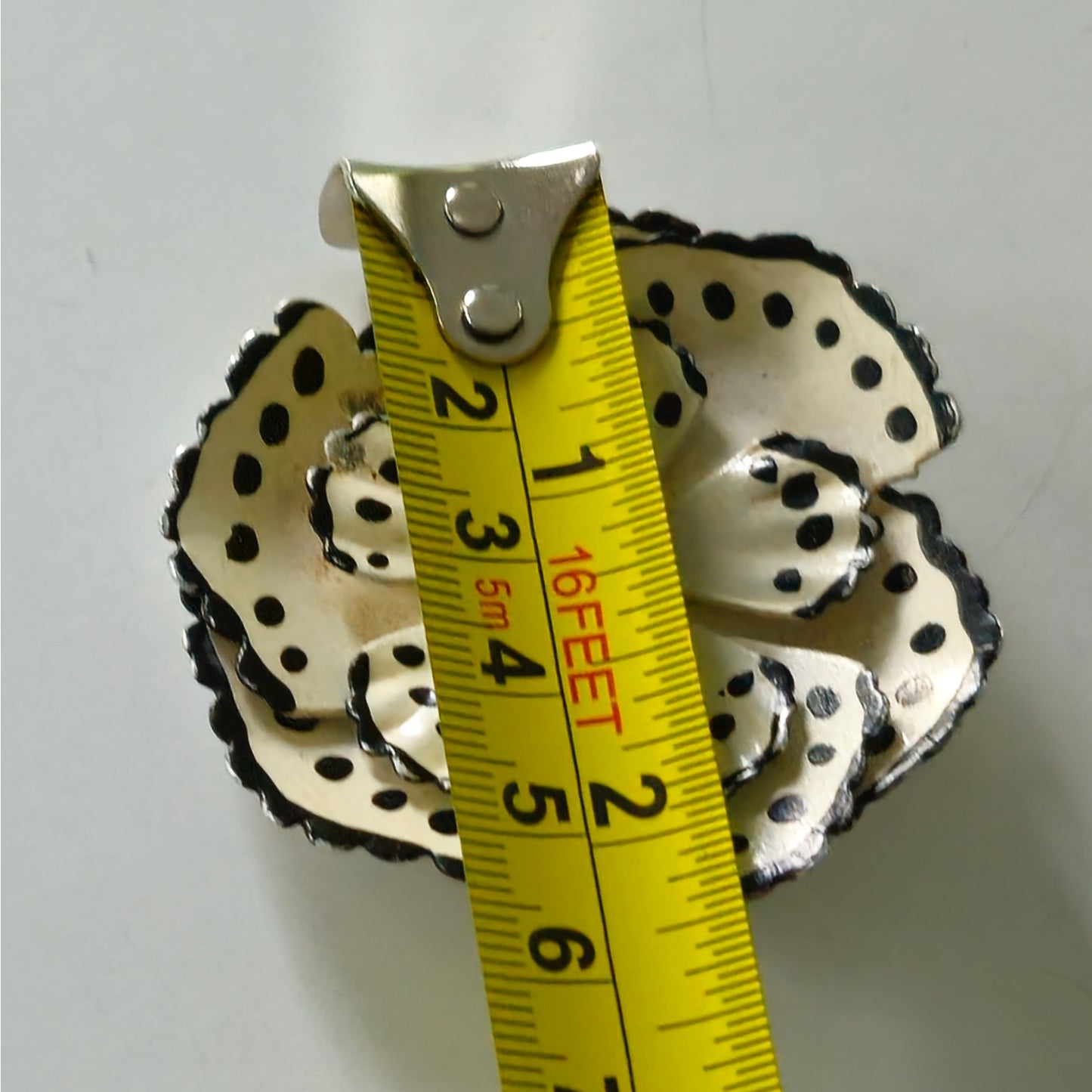 1950s West Germany Enamel Flower Brooch