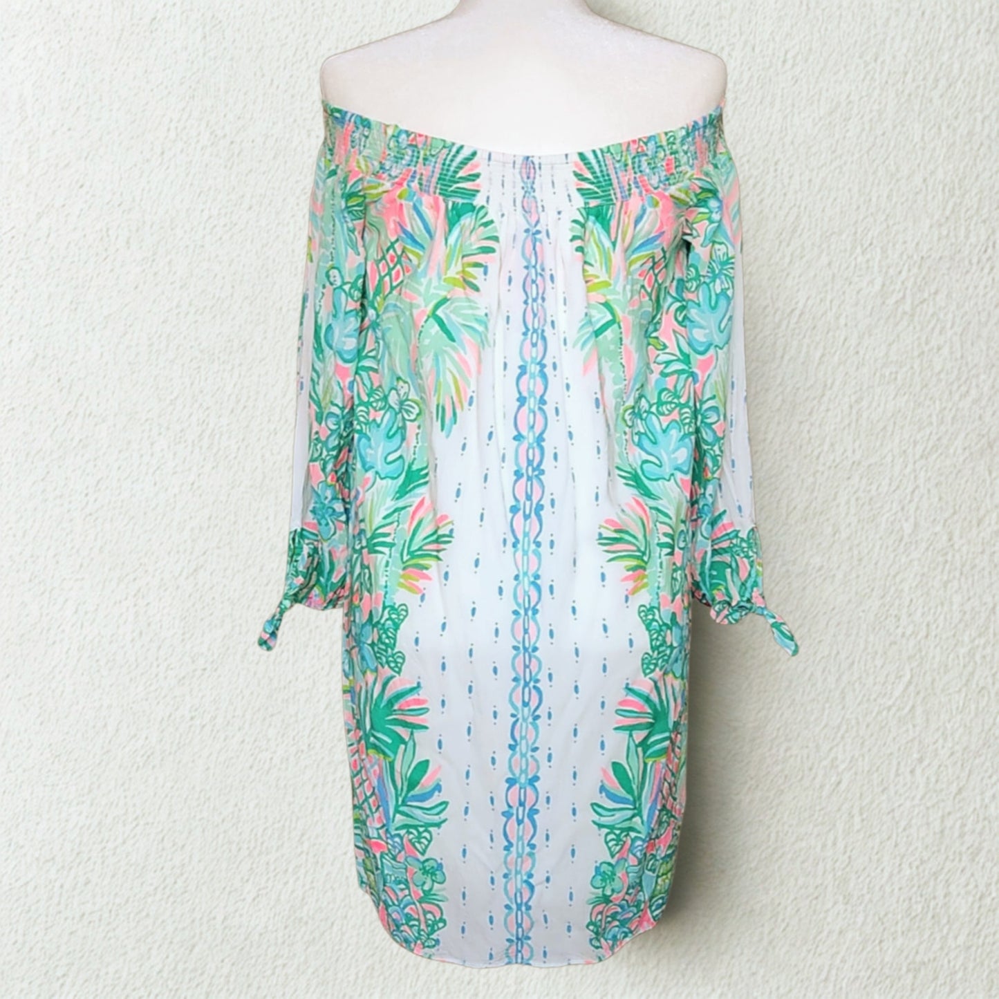 Lilly Pulitzer Maryellen Off Shoulder Dress | Women's M