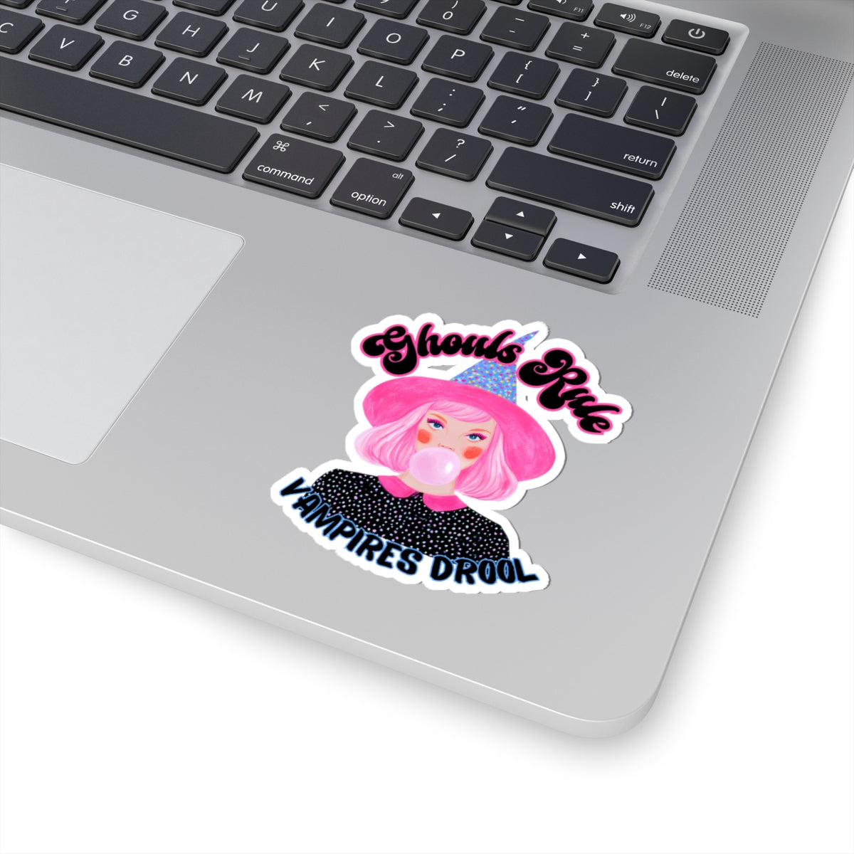 Ghouls Rule Halloween Kiss-Cut Sticker