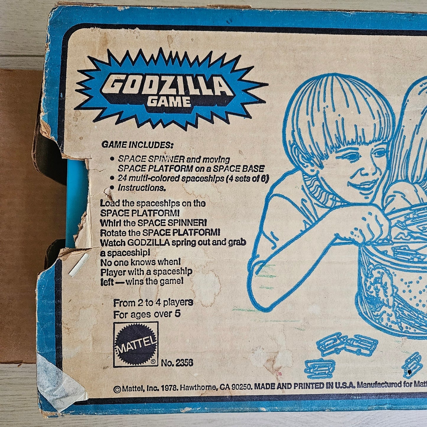 1978 Mattel Godzilla Game
