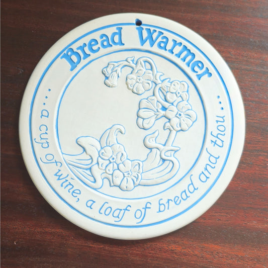 1989 Handmade Stoneware Bread Warmer