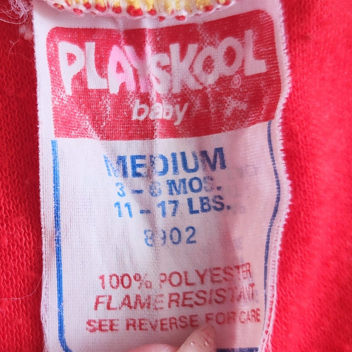1980s Playskool Baby Footed Romper | 3-6M