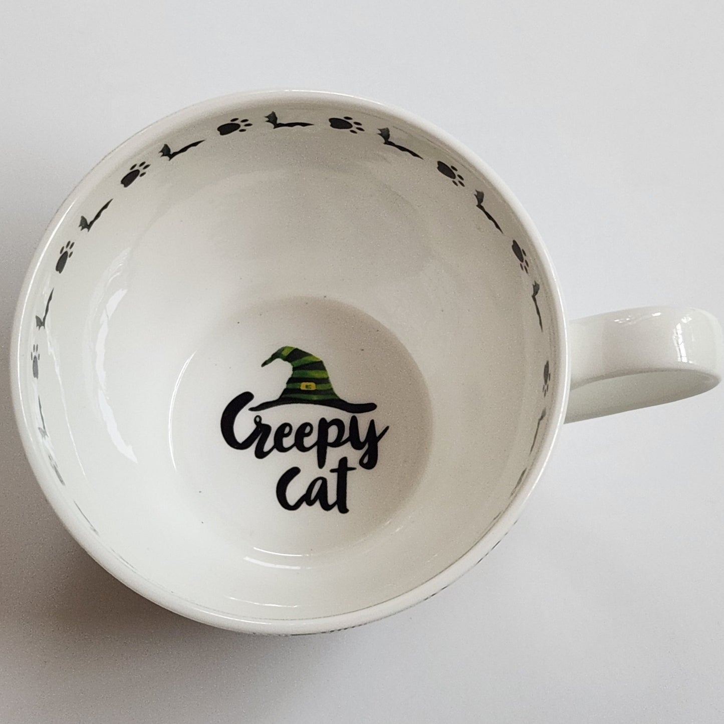 🎃 Creepy Cat Bone China Halloween Mug - Portobello By Design | Home