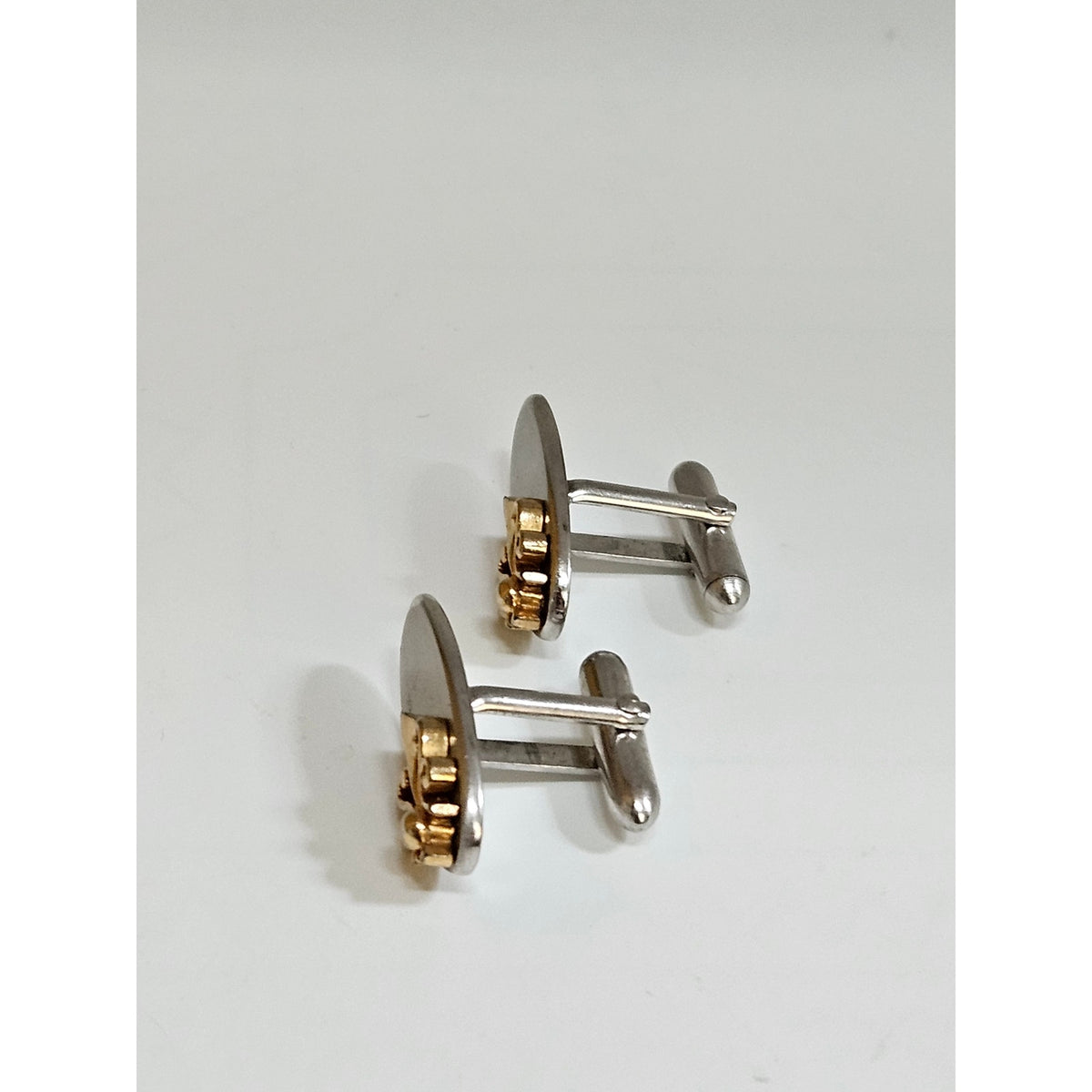 MCM Swank Fleur de Lis Cufflinks