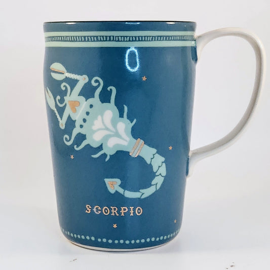 Anthropologie Danielle Kroll Scorpio Zodiac Mug | Celestial Astrology Coffee Cup
