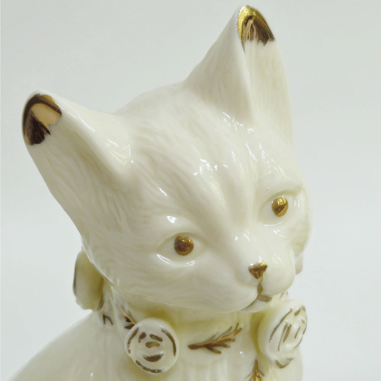 1980s Formalities by Baum Brothers Ivory Cat Figurines Pair