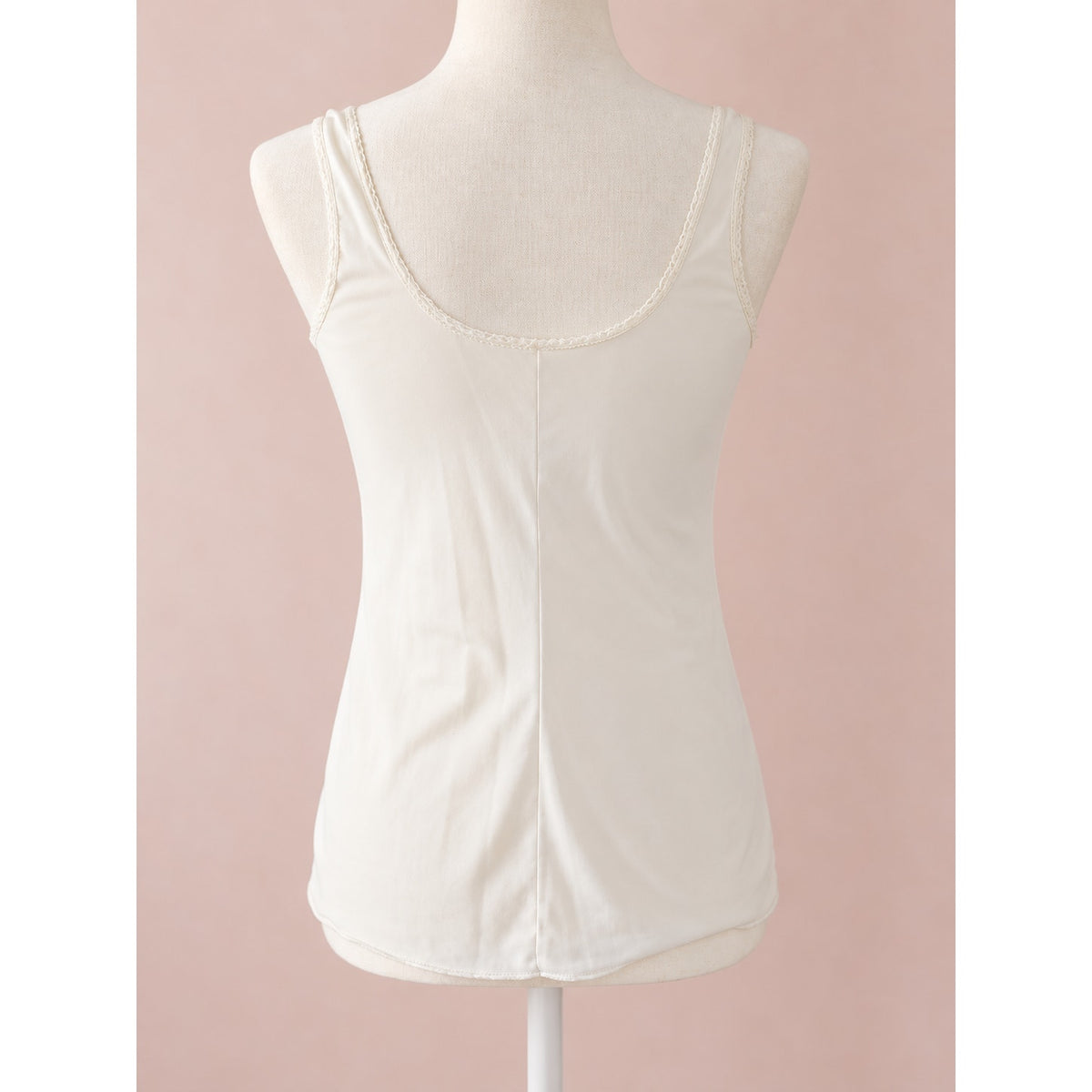 1970s Lorraine White Nylon Camisole | Women's 34 S/M