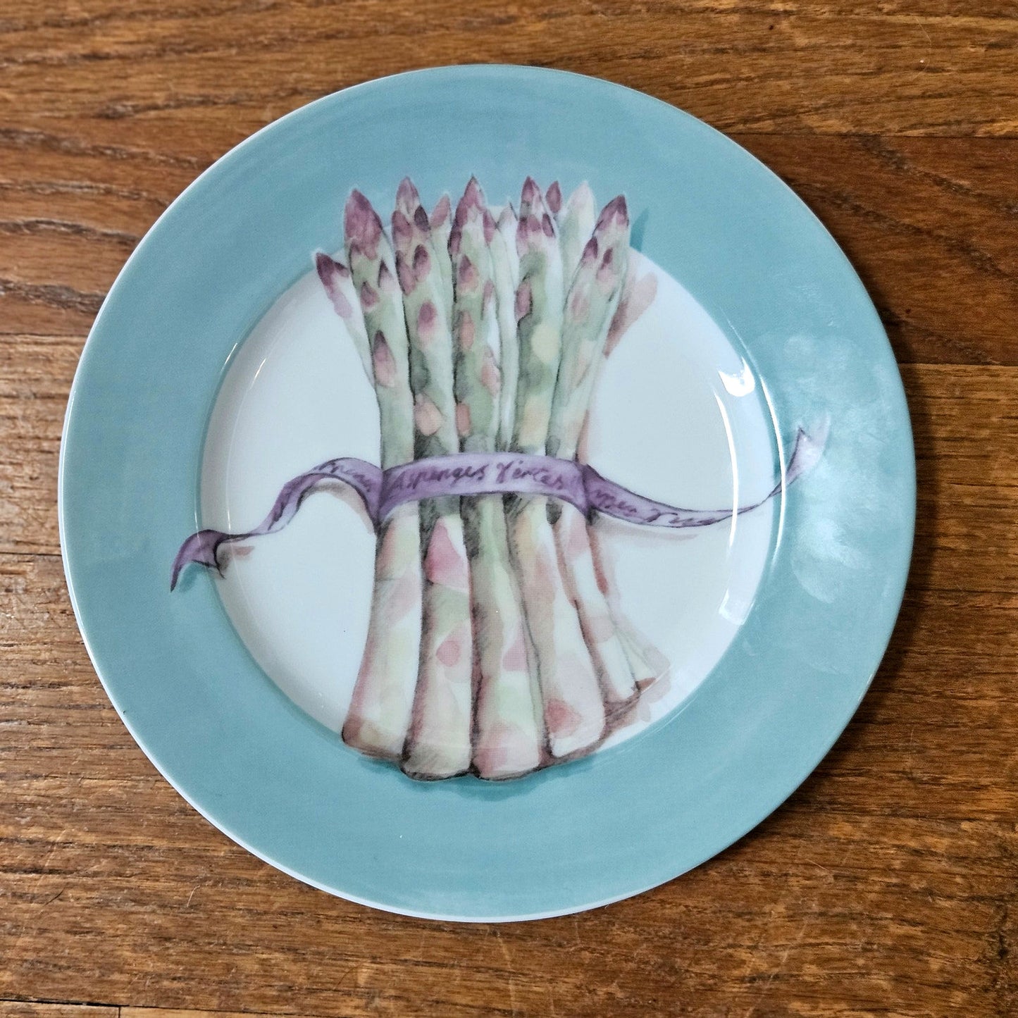 Williams Sonoma Asparagus Curated Vintage Plate Wall Set