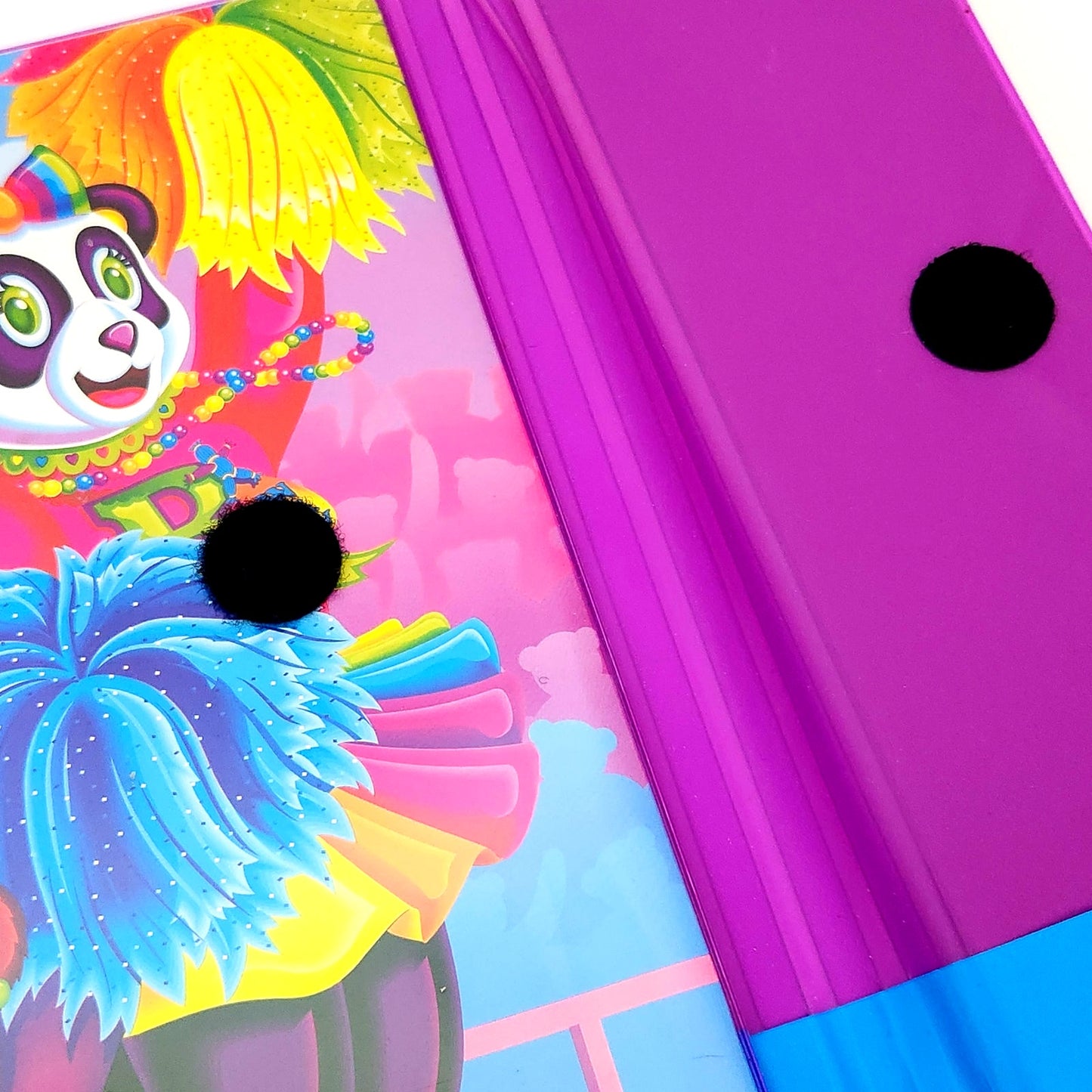 RARE Vintage Lisa Frank Cheer Bears | Unused 1990s Cheerleader Tri-Fold Binder
