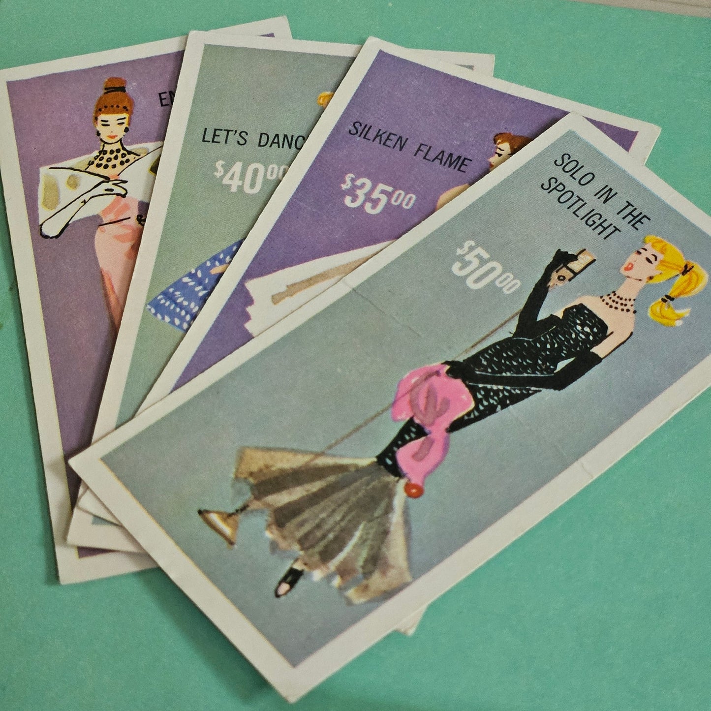 1960 Mattel Barbie Queen of the Prom Board Game