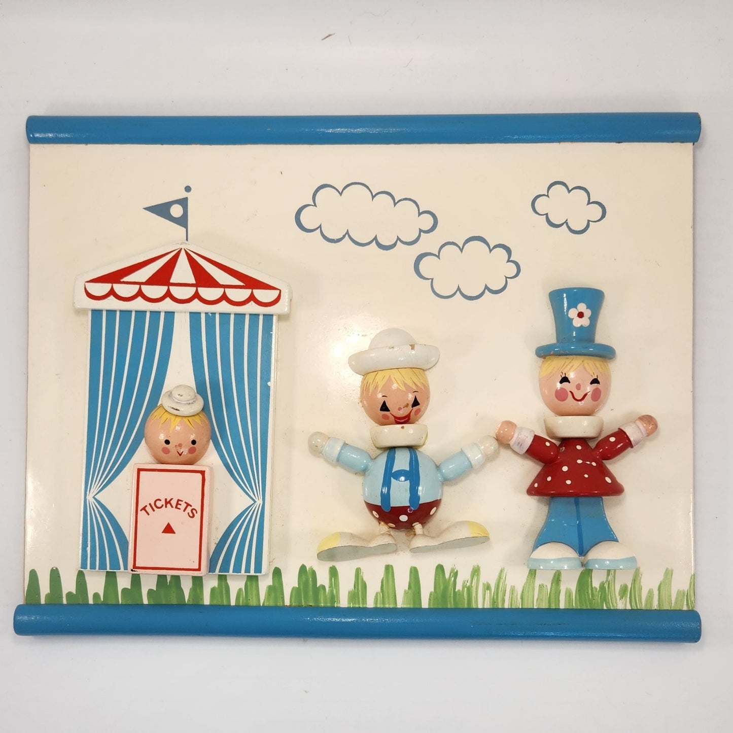 Mid-Century Circus Wall Art Nursery Decor