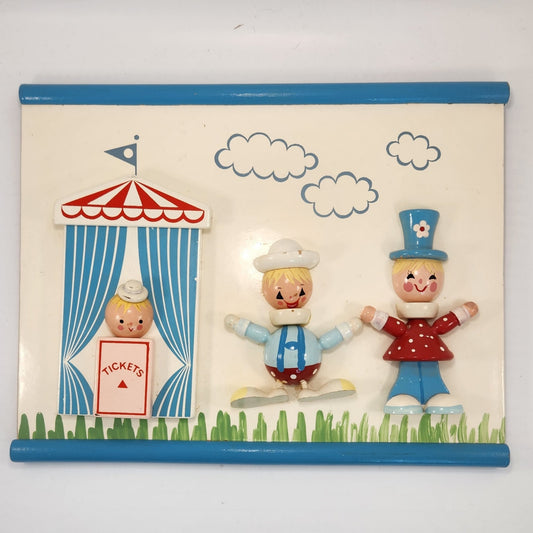 Mid-Century Circus Wall Art Nursery Decor