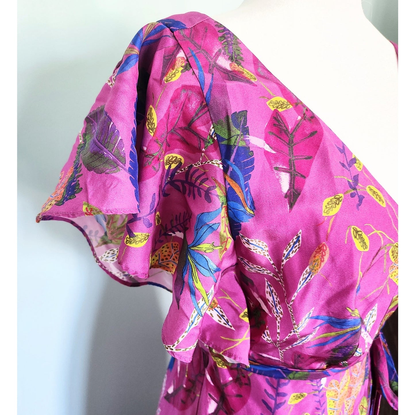 Tanya Taylor Silk Wrap Dress | Women's 8