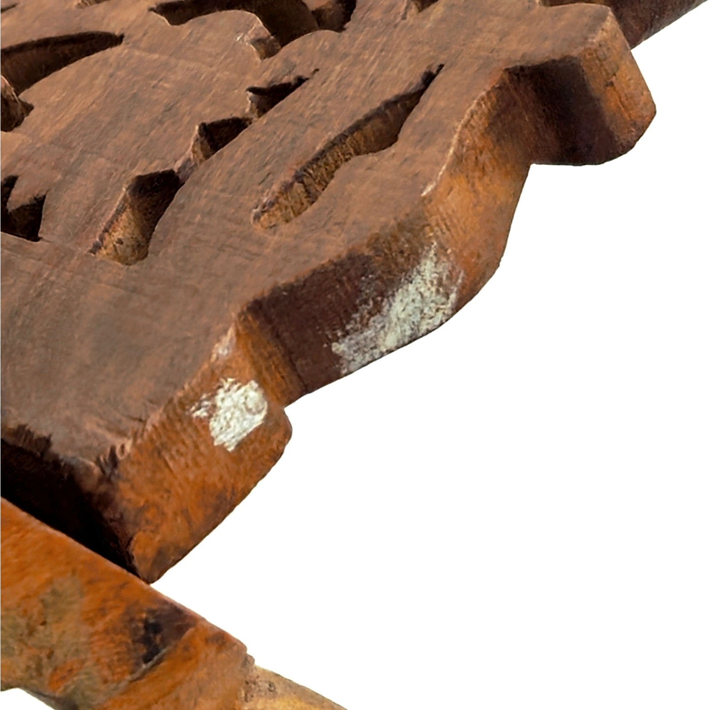 Hand Carved Wooden Folding Book Stand