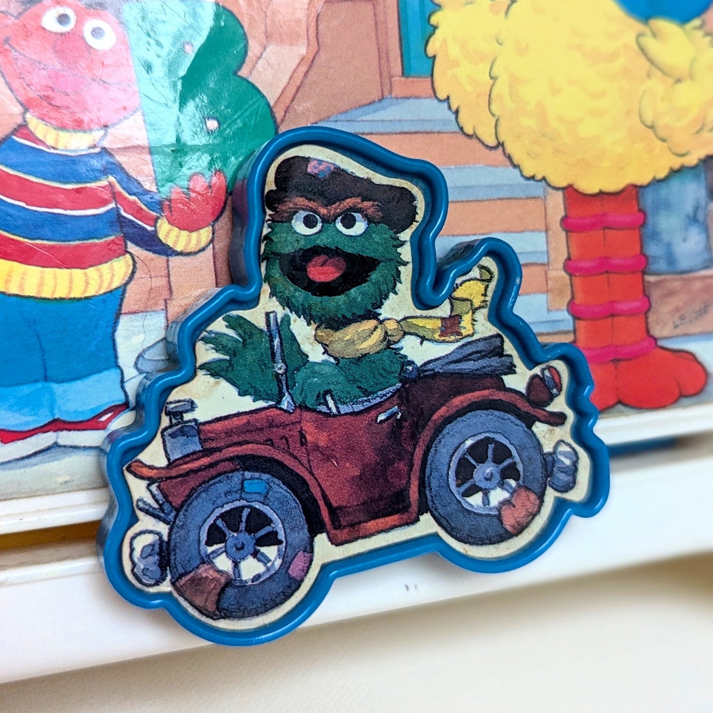 Vintage 1986 Sesame Street Reversible Activity Center & Food Tray Muppets, Inc.