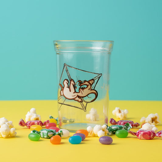 Vintage 1990 Welch’s Jelly Glass – Tom & Jerry Kids Cartoon Collectible – Retro Cup